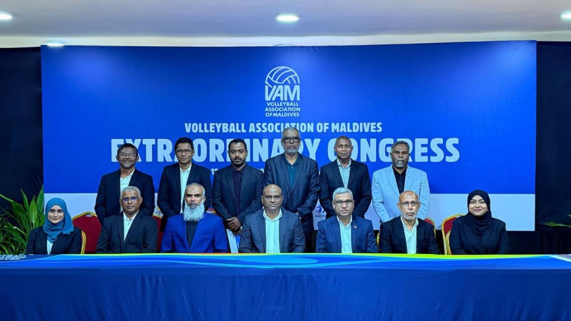 LATHEEF RE-ELECTED AS VOLLEYBALL ASSOCIATION OF MALDIVES PRESIDENT