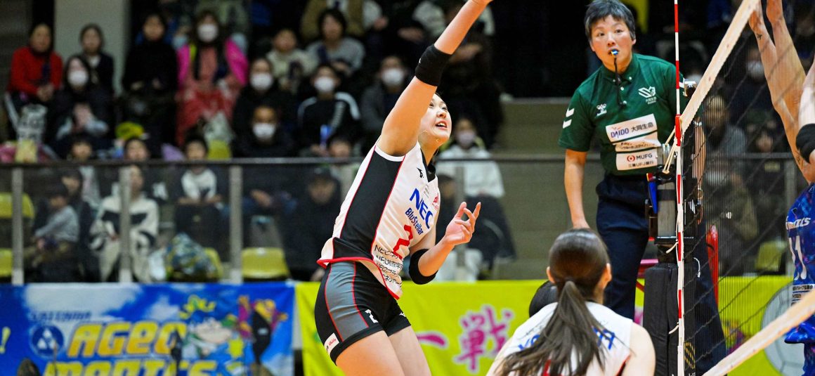 NEC DOWN AGEO TWICE TO TAKE OVER THIRD PLACE IN JAPAN