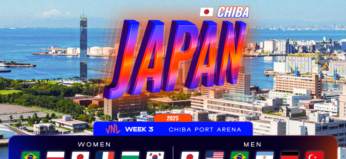 CHIBA TO HOST VNL 2025 POOLS IN JAPAN