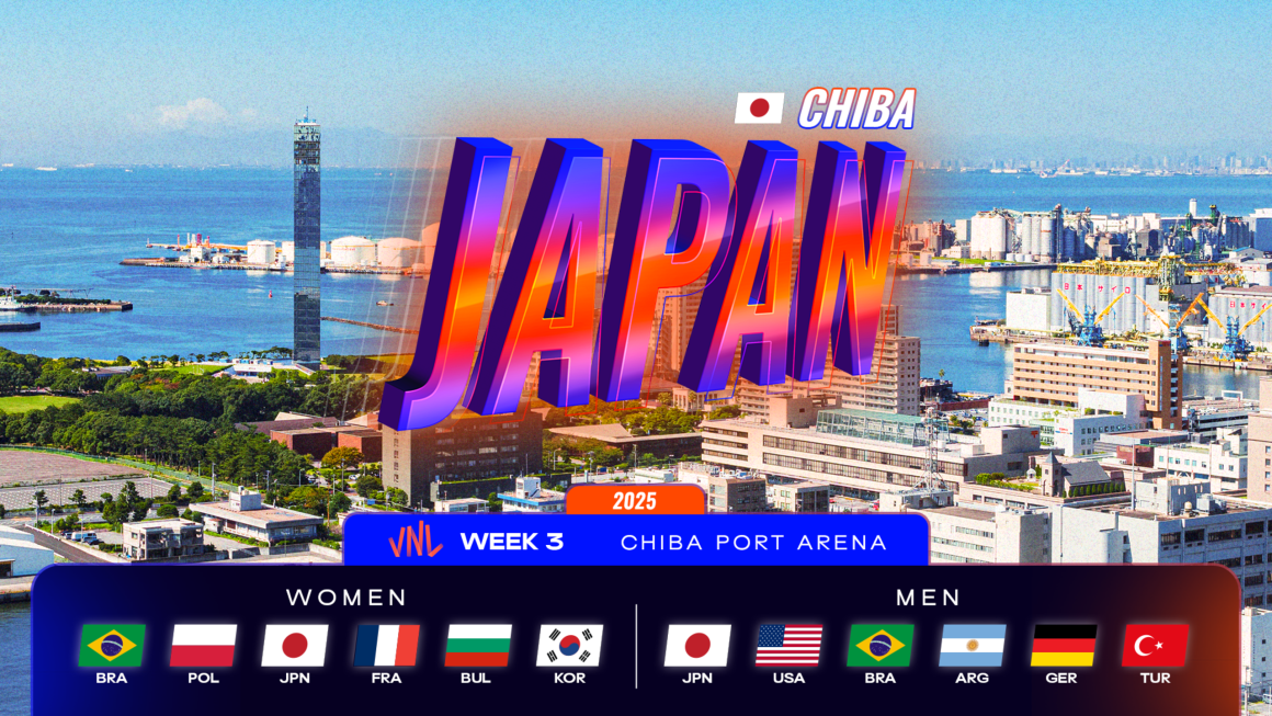 CHIBA TO HOST VNL 2025 POOLS IN JAPAN