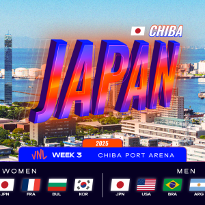 CHIBA TO HOST VNL 2025 POOLS IN JAPAN