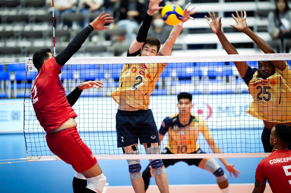 FOOLAD SIRJAN IRANIAN CELEBRATE FIRST WIN IN AVC MEN’S CHAMPIONS LEAGUE AFTER DRAMATIC 3-2 OVER NAKHON RATCHASIMA QMIN C VC IN OPENER