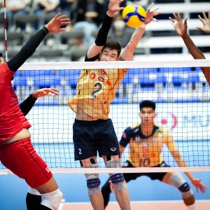 FOOLAD SIRJAN IRANIAN CELEBRATE FIRST WIN IN AVC MEN’S CHAMPIONS LEAGUE AFTER DRAMATIC 3-2 WIN OVER NAKHON RATCHASIMA QMIN C VC IN OPENER