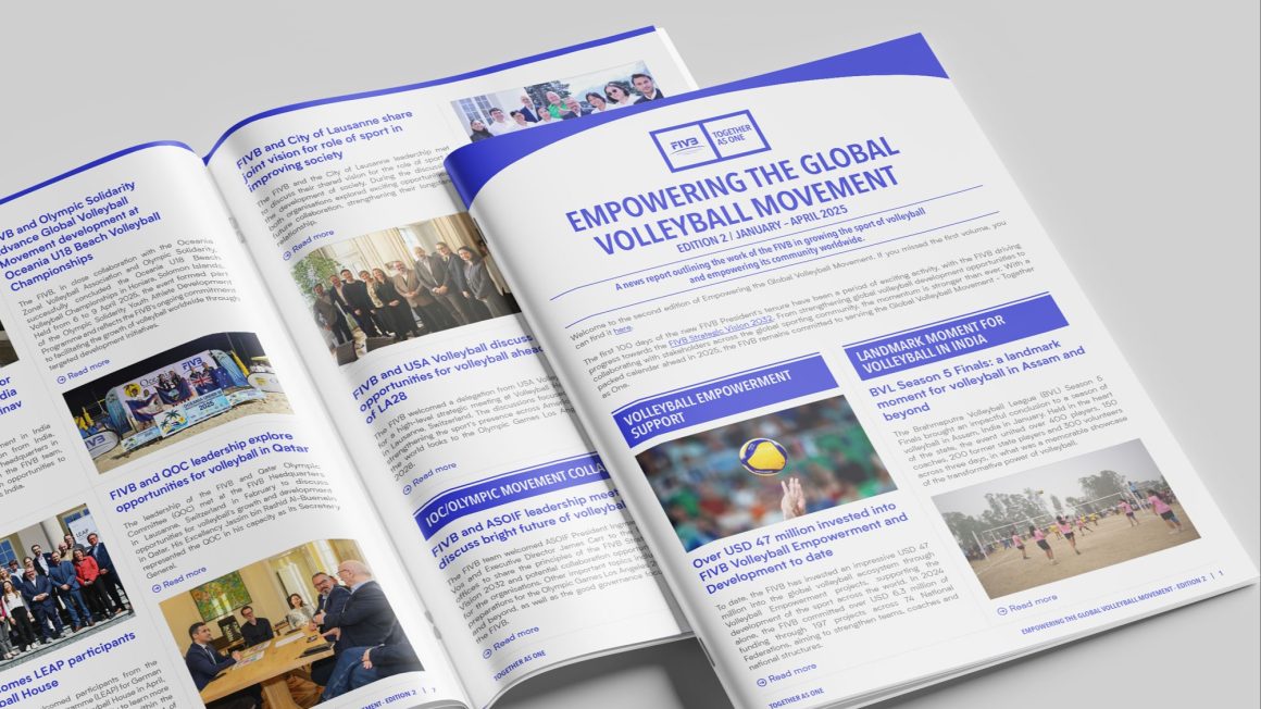 FIVB MARKS 100 DAYS OF PROGRESS WITH SECOND EDITION OF EMPOWERING THE GLOBAL VOLLEYBALL MOVEMENT 