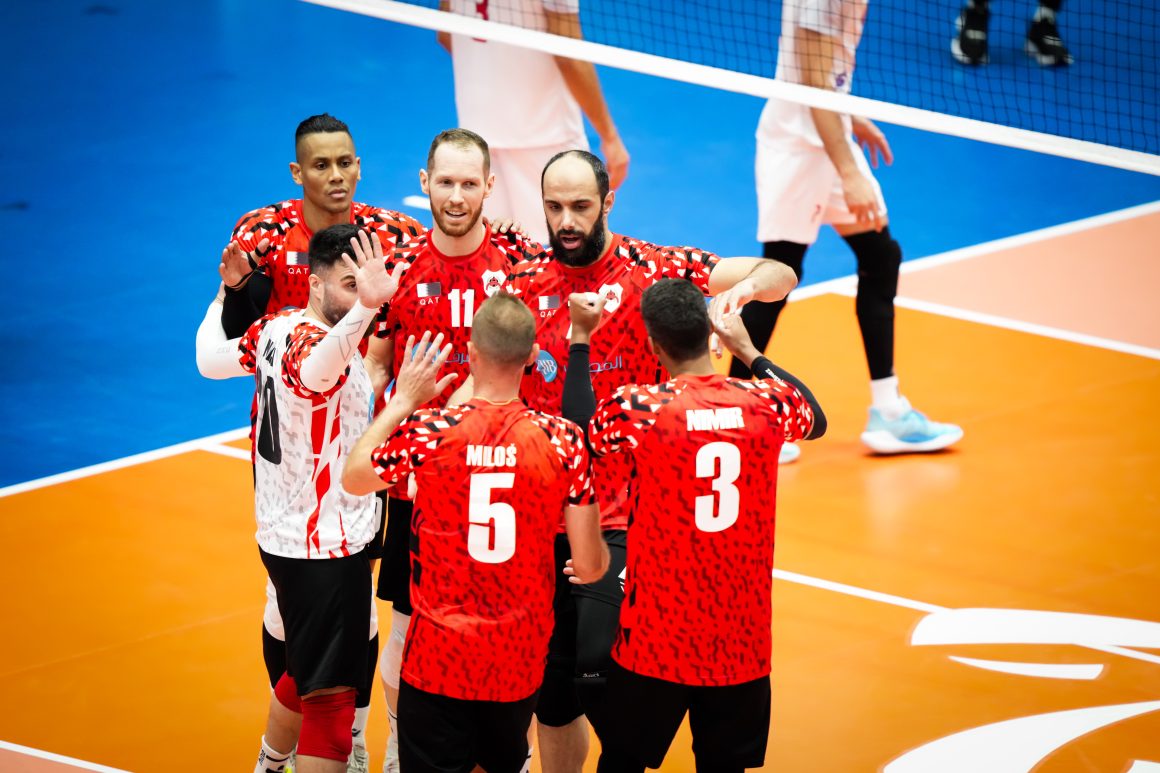 AL-RAYYAN SPORTS CLUB POWER PAST MUHARRAQ CLUB IN STRAIGHT SETS AT AVC MEN’S CHAMPIONS LEAGUE