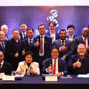 FIVB PRESIDENT ADDRESSES AVC BOARD OF ADMINISTRATION MEETING IN MANILA