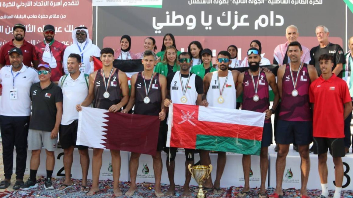 WAVA BEACH TOUR MEN’S PODIUM IN JORDAN OCCUPIED BY FIVB EMPOWERMENT BENEFICIARIES