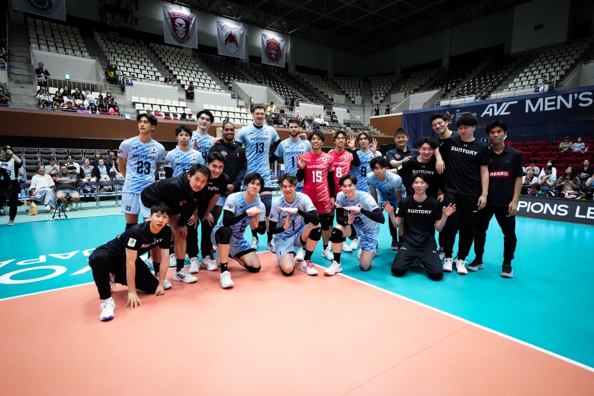 SUNTORY SUNBIRDS SEAL SEMIFINAL SPOT WITH  COMMANDING 3-0 VICTORY OVER MUHARRAQ AT AVC MEN’S CHAMPIONS LEAGUE