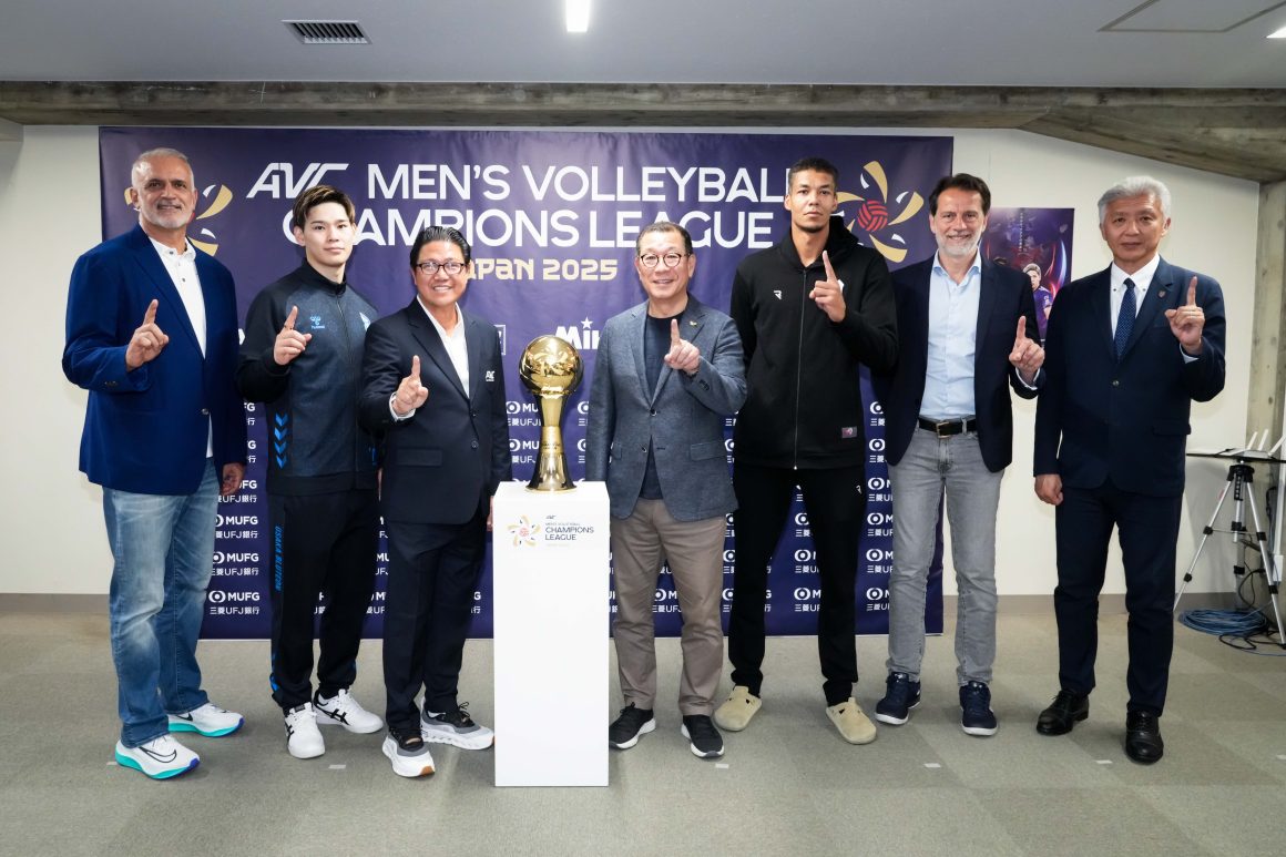 AVC MEN’S CHAMPIONS LEAGUE TROPHY UNVEILED IN HISTORIC PRESS CONFERENCE IN KYOTO