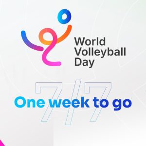 ONE WEEK TO GO: FINAL COUNTDOWN BEGINS FOR FIRST EVER WORLD VOLLEYBALL DAY!