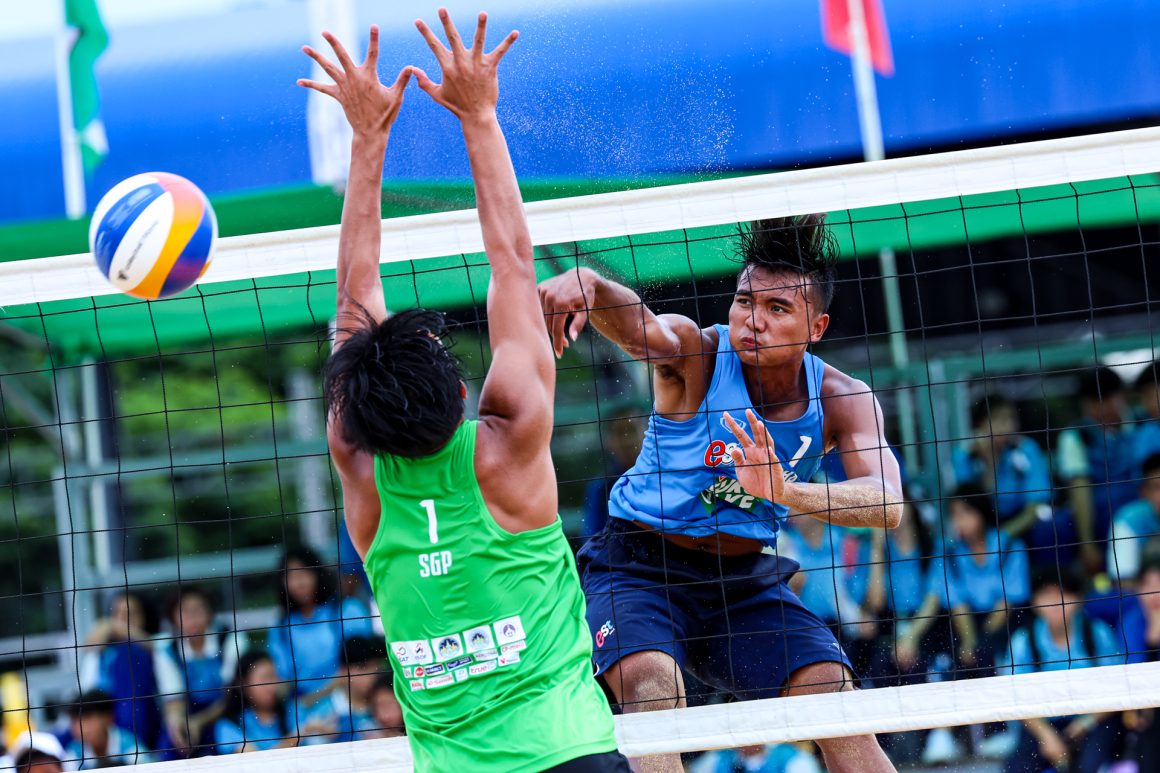 THAI MEN SHINE ON OPENING DAY OF 6TH ASIAN U21 BEACH VOLLEYBALL CHAMPIONSHIPS IN ROI ET