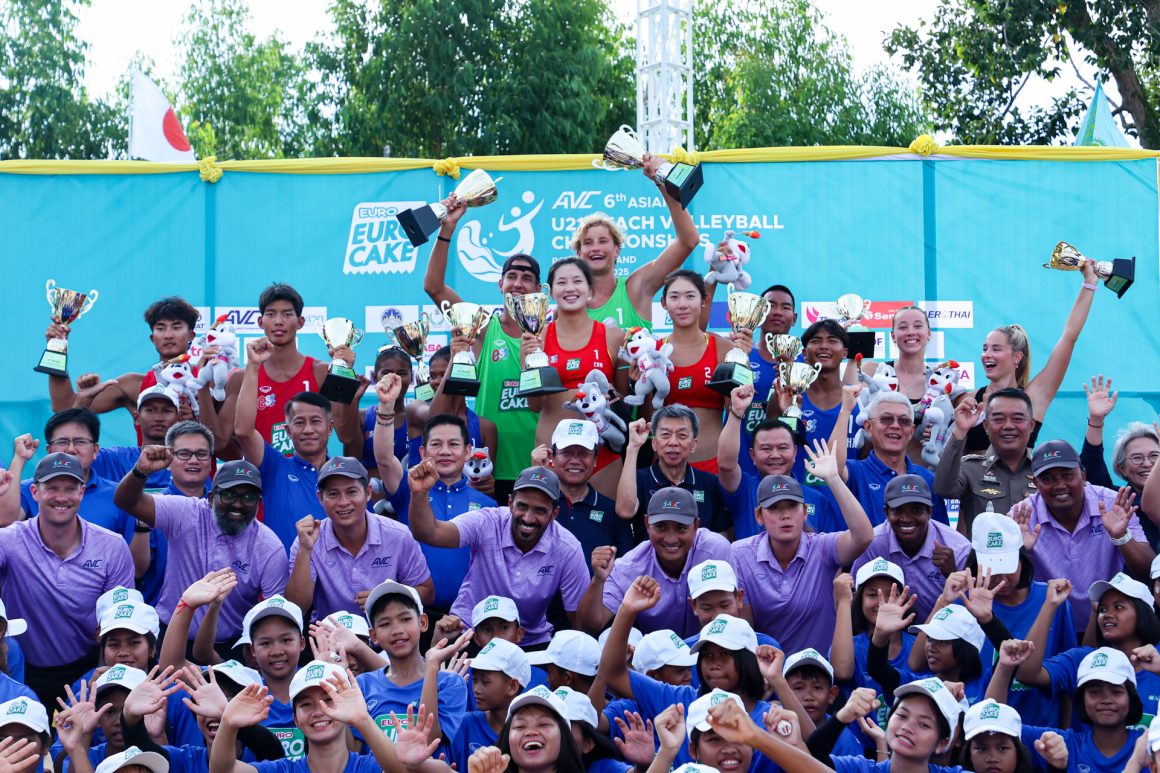 KAZAKHSTAN, CHINA CROWNED CHAMPIONS AT ASIAN U21 BEACH VOLLEYBALL CHAMPIONSHIPS IN ROI ET