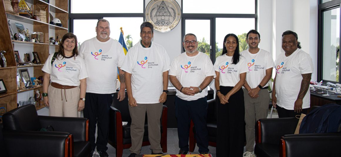 FIVB LEADERSHIP MEETS PRESIDENT OF THE REPUBLIC OF PALAU TO DISCUSS FUTURE EVENT HOSTING AND VOLLEYBALL LEGACY DEVELOPMENT FIVB LEADERSHIP MEETS PRESIDENT OF THE REPUBLIC OF PALAU TO DISCUSS FUTURE EVENT HOSTING AND VOLLEYBALL LEGACY DEVELOPMENT