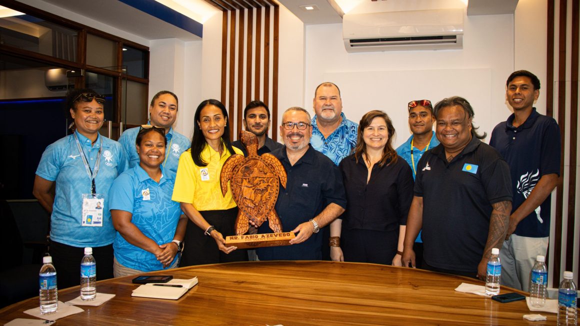 FIVB LEADERSHIP ADVANCES VOLLEYBALL DEVELOPMENT IN PALAU DURING PACIFIC MINI GAMES