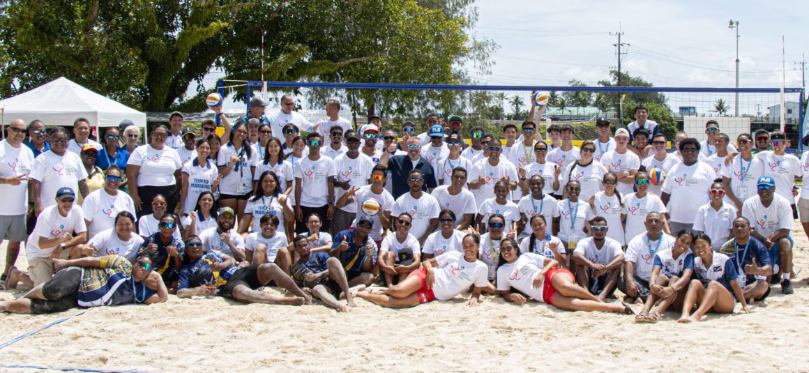 WORLD VOLLEYBALL DAY CELEBRATED AT PALAU MINI GAMES AS FIVB LEADERSHIP VISIT CONTINUES