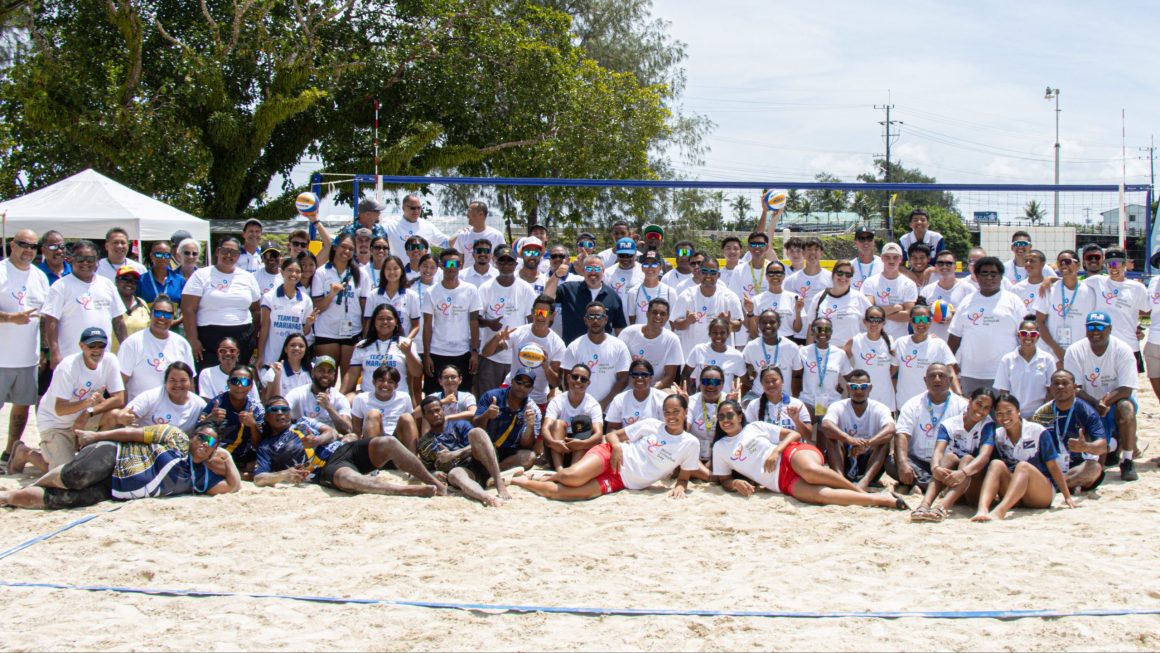 WORLD VOLLEYBALL DAY CELEBRATED AT PALAU MINI GAMES AS FIVB LEADERSHIP VISIT CONTINUES