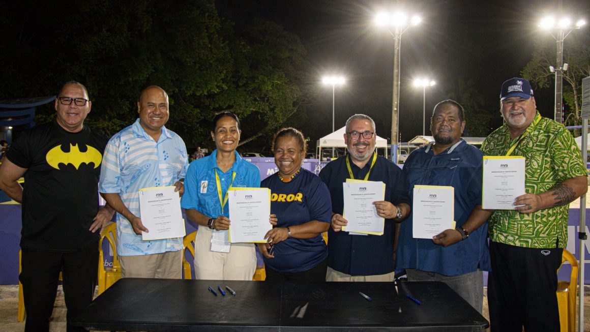 PALAU’S KOROR BEACH VOLLEYBALL VENUE OFFICIALLY RECOGNISED AS CENTRE OF EXCELLENCE FOLLOWING MOU SIGNING