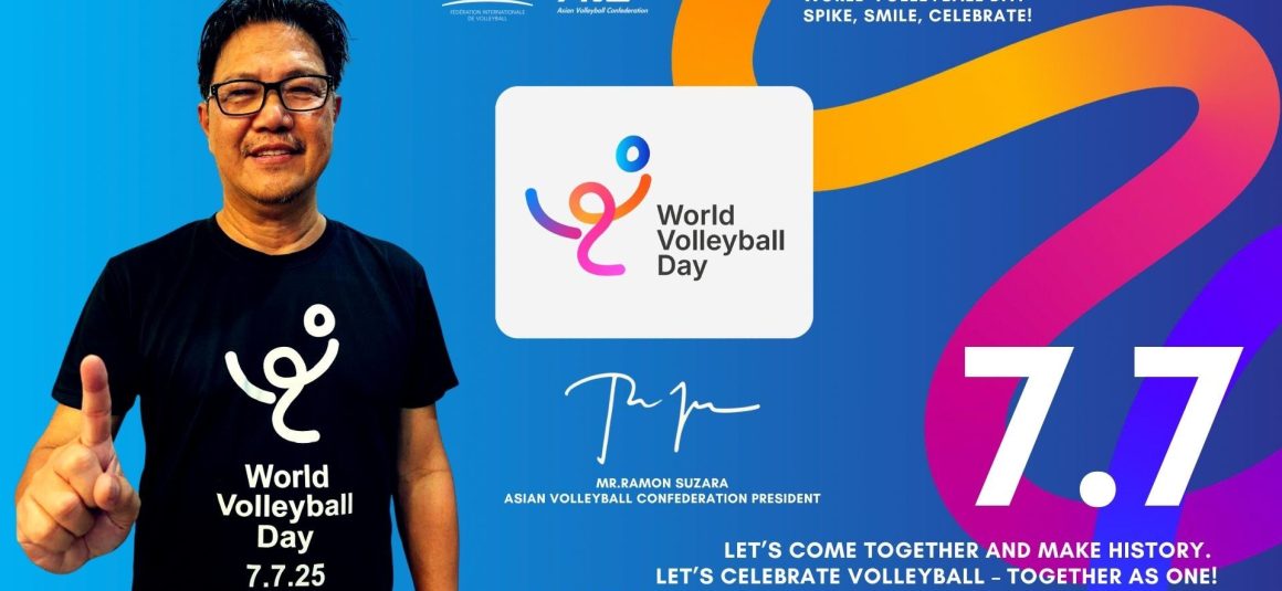 AVC PRESIDENT LEADS ASIA IN CELEBRATING INAUGURAL WORLD VOLLEYBALL DAY TODAY