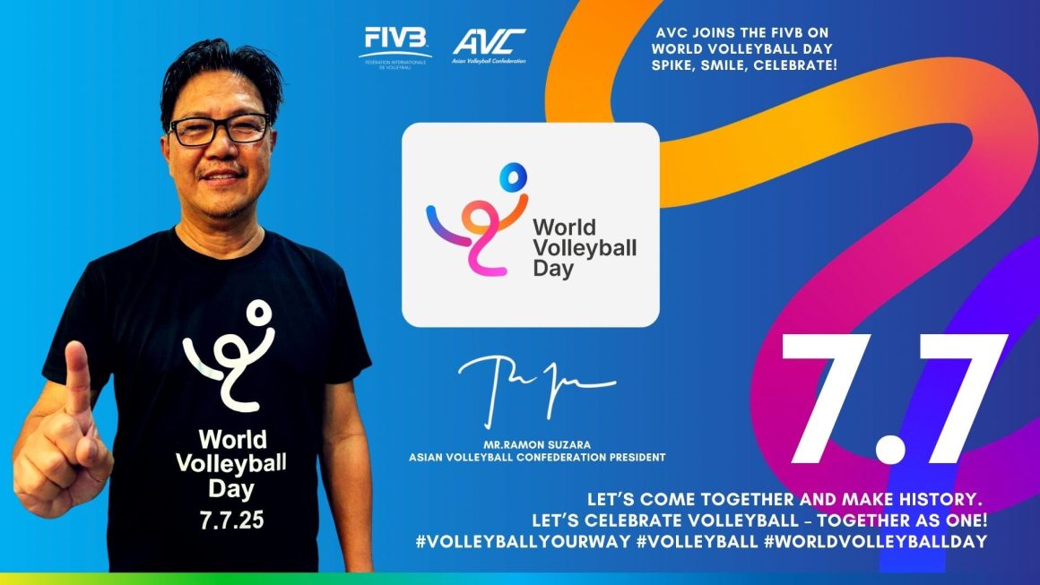 AVC PRESIDENT LEADS ASIA IN CELEBRATING INAUGURAL WORLD VOLLEYBALL DAY TODAY
