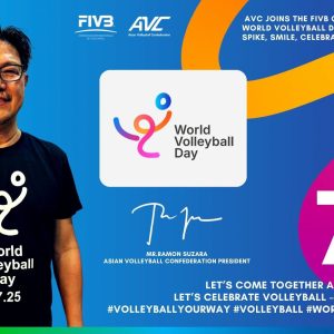 AVC PRESIDENT LEADS ASIA IN CELEBRATING INAUGURAL WORLD VOLLEYBALL DAY TODAY
