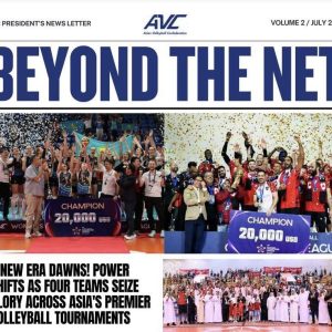 SECOND EDITION OF “BEYOND THE NET,” AVC PRESIDENT’S QUARTERLY NEWSLETTER, OFFICIALLY UNVEILED