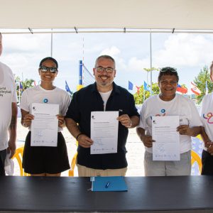 FIVB COMMITS TO NATURE-POSITIVE SPORT BY SIGNING THE SPORTS FOR NATURE FRAMEWORK IN PALAU