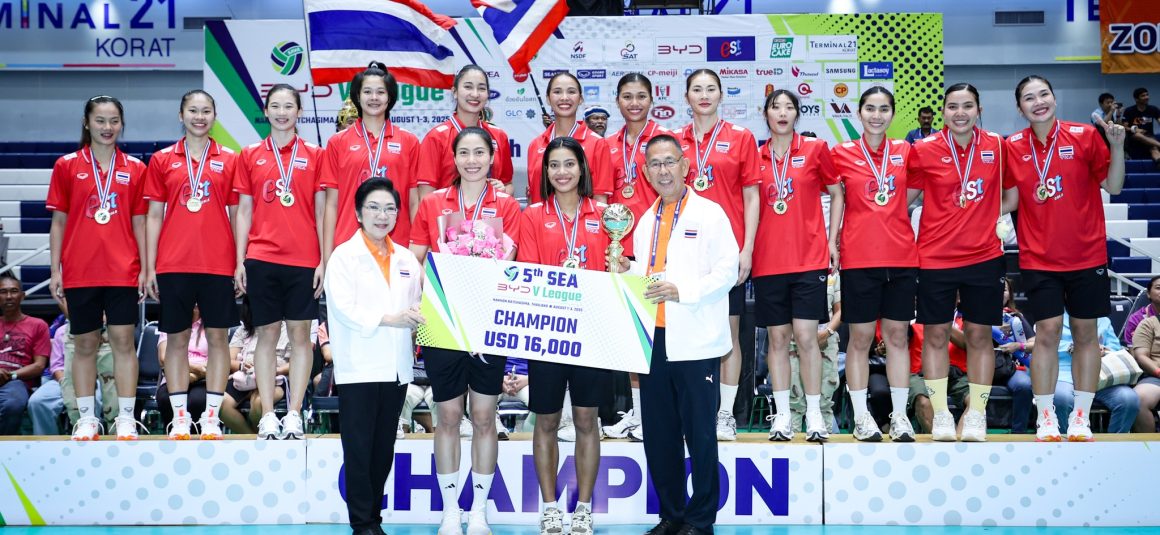 THAILAND DELIGHT HOME CROWD WITH THRILLING TIE-BREAK WIN OVER VIETNAM TO CLINCH 5TH SEA V LEAGUE WOMEN’S WEEK 1 TITLE