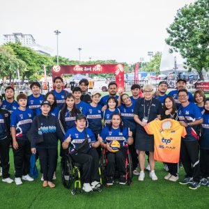 THAI SITTING VOLLEYBALL STARS AT THE VOLLEYBALL EXPERIENCE DURING WOMEN’S WORLD CHAMPIONSHIPS