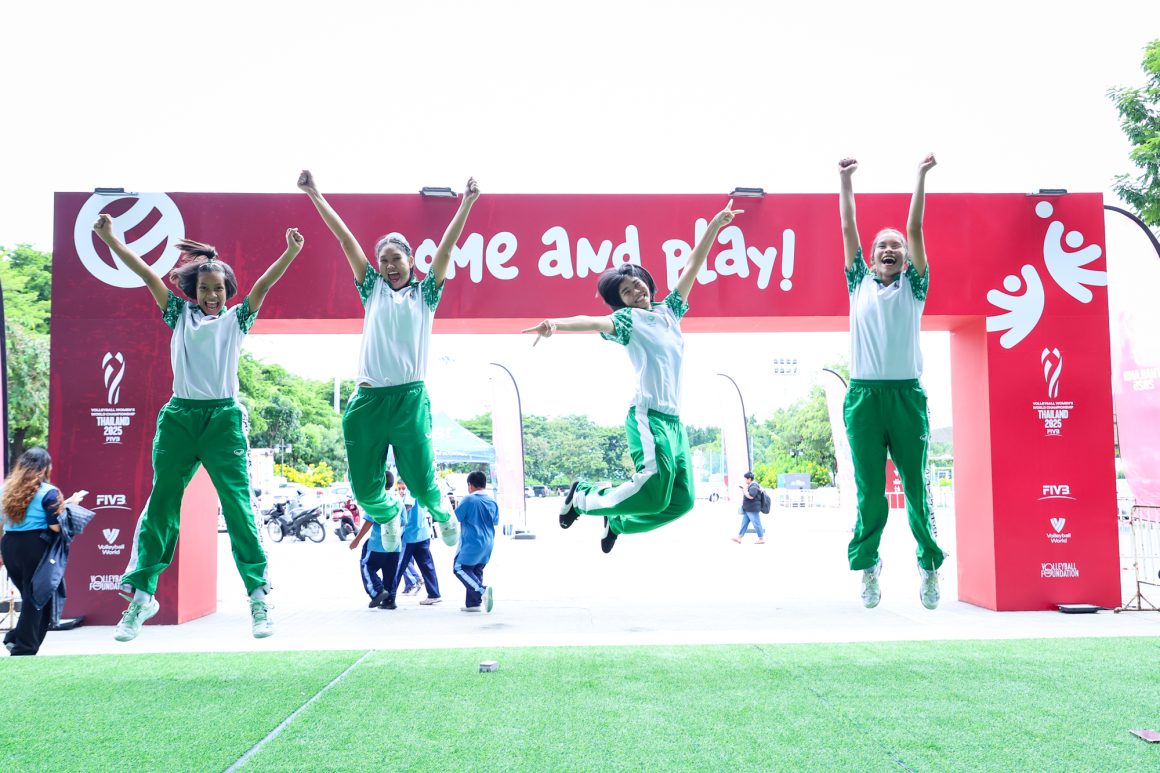 VOLLEYBALL EXPERIENCE BRINGS BANGKOK PUPILS CLOSER TO THE GAME