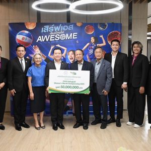 EST COLA PRESENTS THB50M TO TVA IN SUPPORT OF HOSTING FIVB VOLLEYBALL WOMEN’S WORLD CHAMPIONSHIP THAILAND 2025 