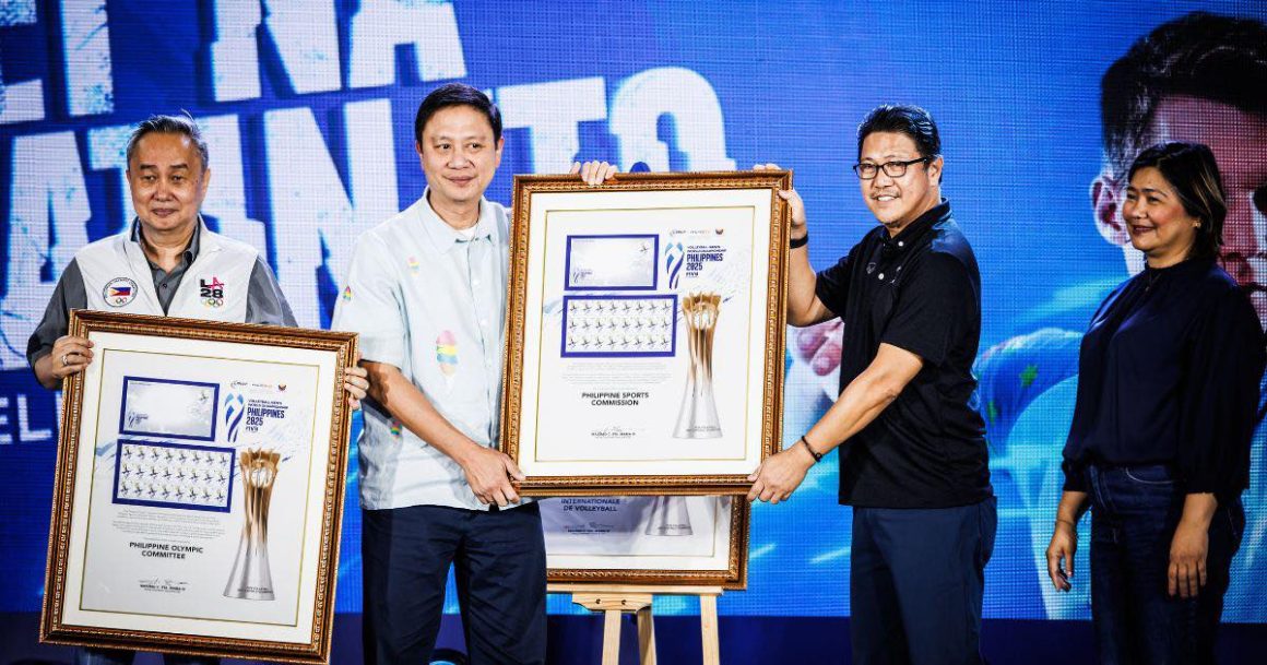 PHLPOST UNVEILS HISTORIC FIVB MEN’S WORLD CHAMPIONSHIP COMMEMORATIVE STAMPS