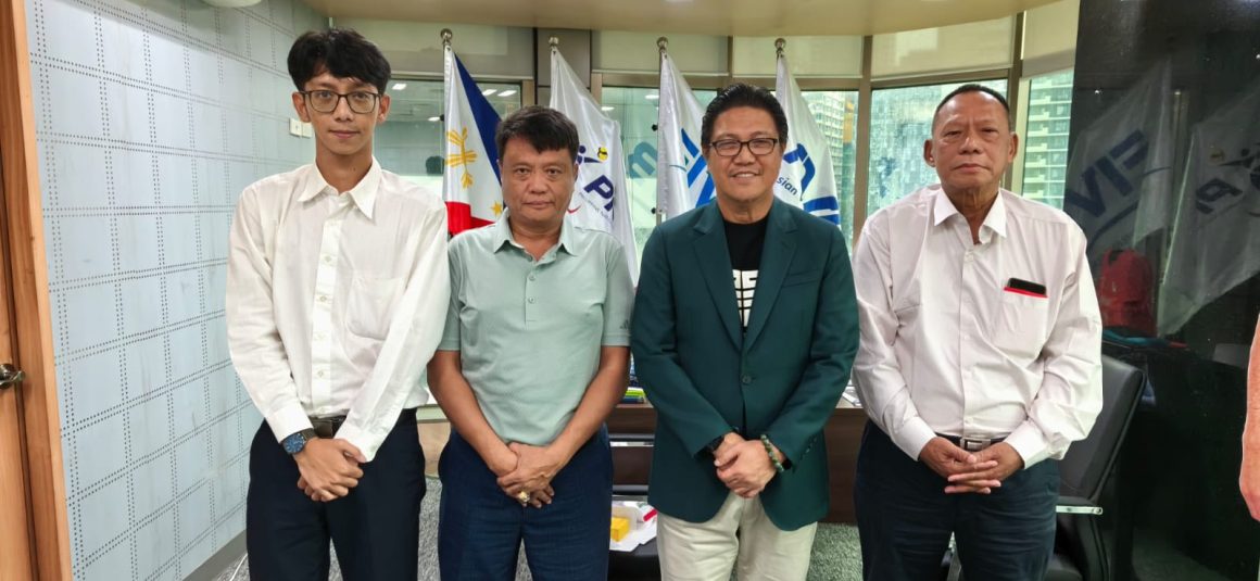 NEW MANAGEMENT TEAM OF MYANMAR VOLLEYBALL FEDERATION PAYS COURTESY CALL ON AVC PRESIDENT IN PHILIPPINES