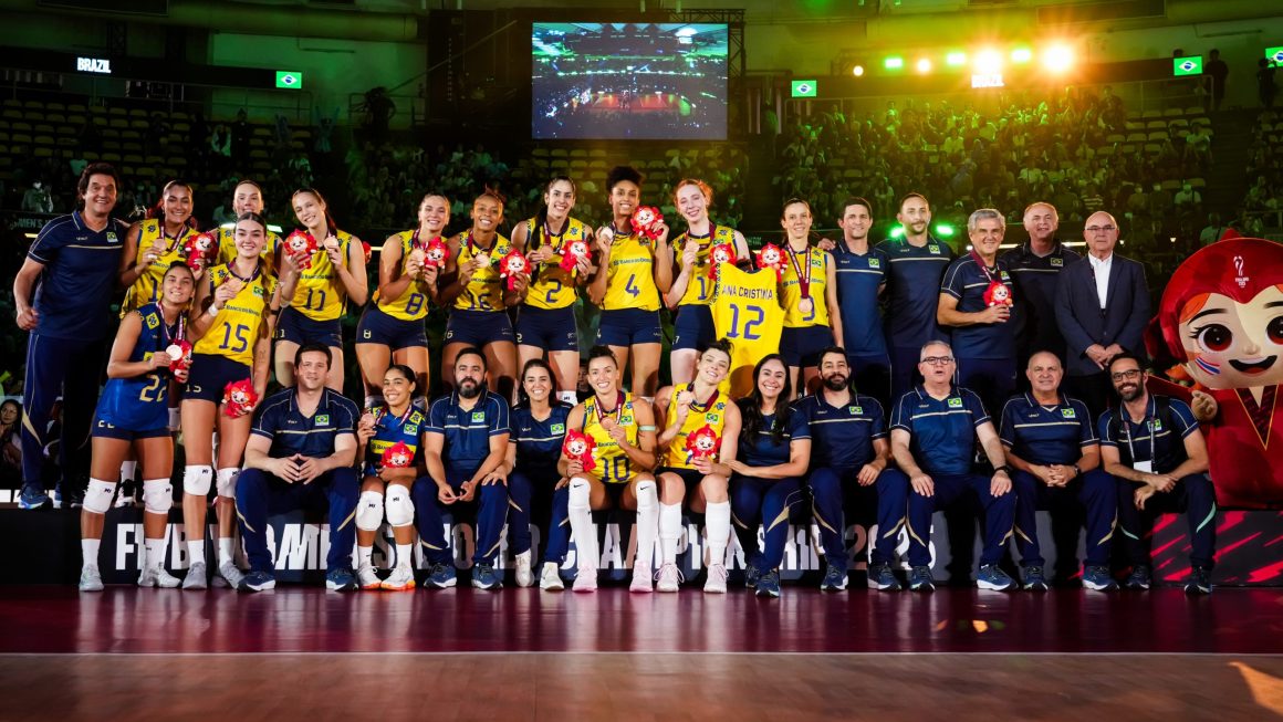 BRAZIL BEAT JAPAN FOR THIRD PLACE IN FIVE-SET BATTLE