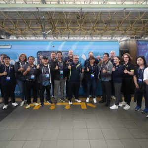 FIVB PRESIDENT AND AVC PRESIDENT JOIN PROMOTIONAL TRAIN RIDE FOR 2025 FIVB MEN’S WORLD CHAMPIONSHIP IN THE PHILIPPINES