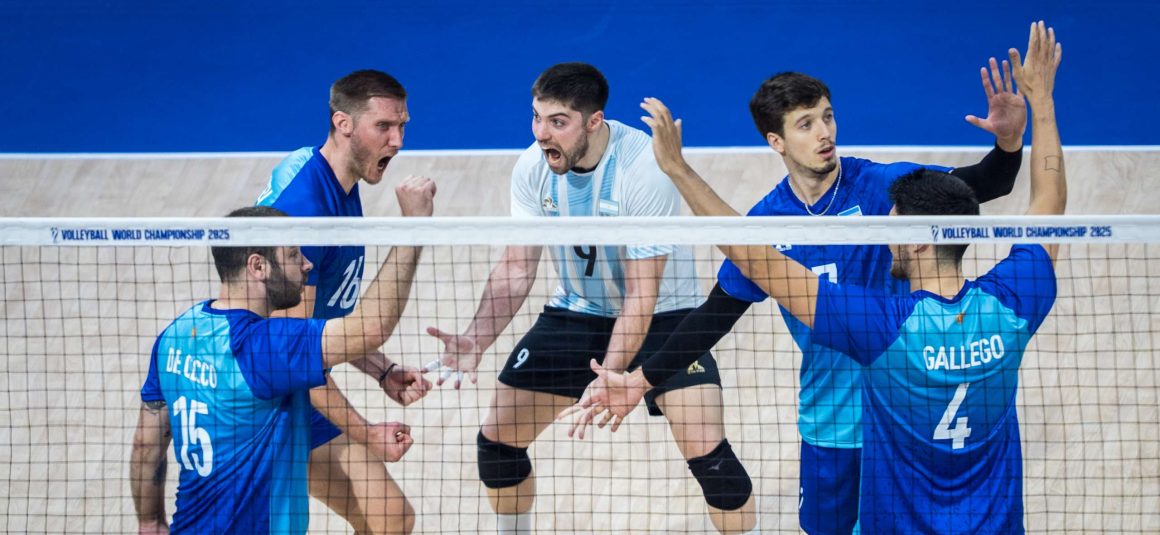 ARGENTINA POWER THROUGH TO OVERCOME KOREA AND APPROACH THE MEN’S VOLLEYBALL WORLD CHAMPIONSHIP’S ELIMINATION ROUNDS