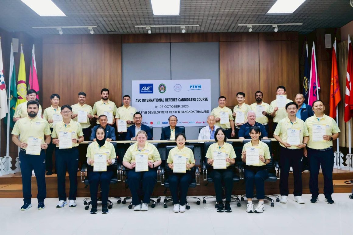 AVC INTERNATIONAL REFEREE CANDIDATES COURSE COMES TO SUCCESSFUL CLOSE IN THAILAND