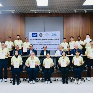 AVC INTERNATIONAL REFEREE CANDIDATES COURSE COMES TO SUCCESSFUL CLOSE IN THAILAND