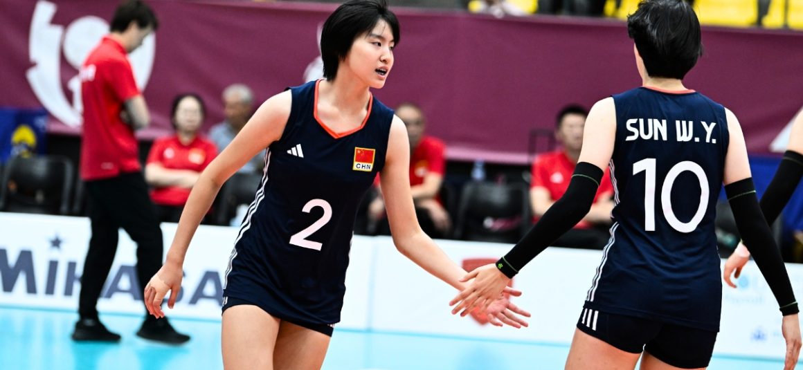 China Serves Up 31 Aces to Crush Qatar, Advance in AVC U16 Championship