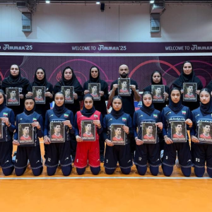 Iran Women’s U16 Team Honors Saber Kazemi at AVC Women’s U16 Championship