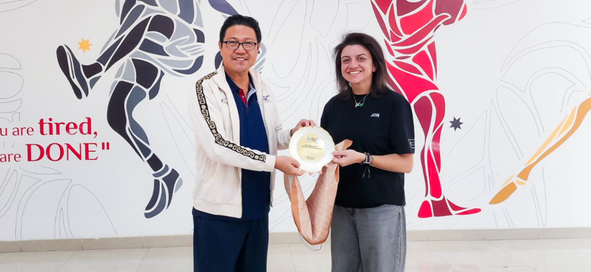 Jordan showcases Olympic Preparation Center to AVC Officials Jordan showcases Olympic Preparation Center to AVC Officials