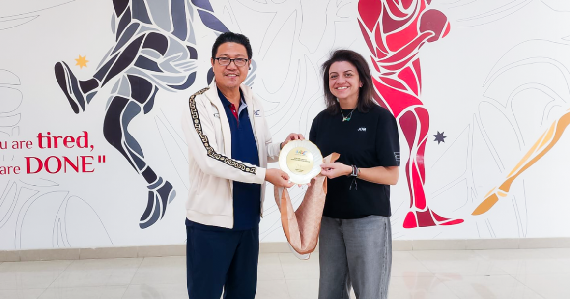 Jordan showcases Olympic Preparation Center to AVC Officials Jordan showcases Olympic Preparation Center to AVC Officials