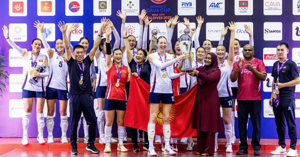 Kyrgyzstan Crowned Women’s CAVA Cup 2025 Champions After Win Over Maldives