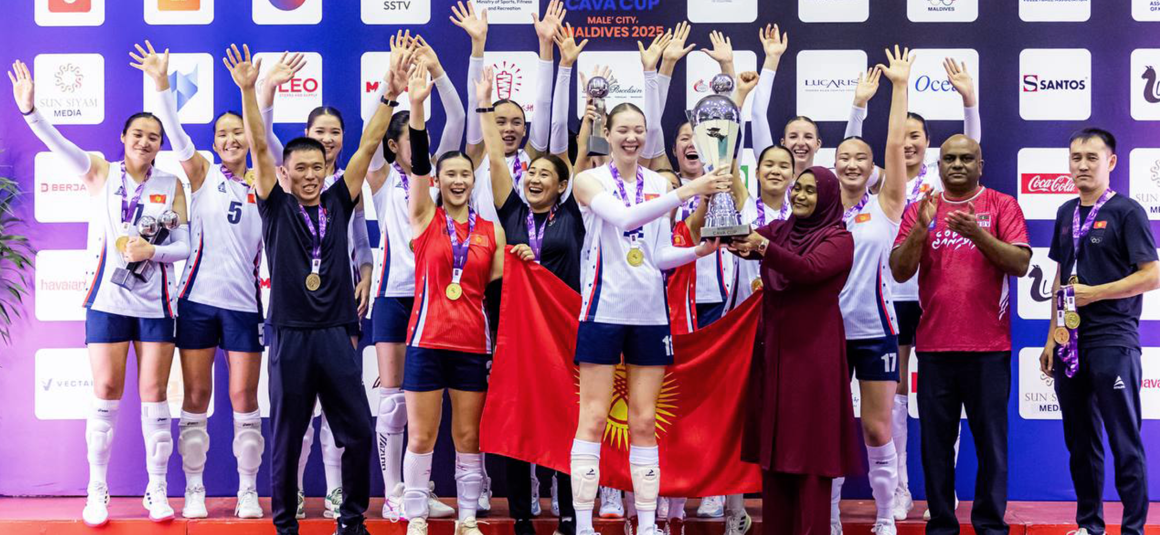 Kyrgyzstan Crowned Women’s CAVA Cup 2025 Champions After Win Over Maldives