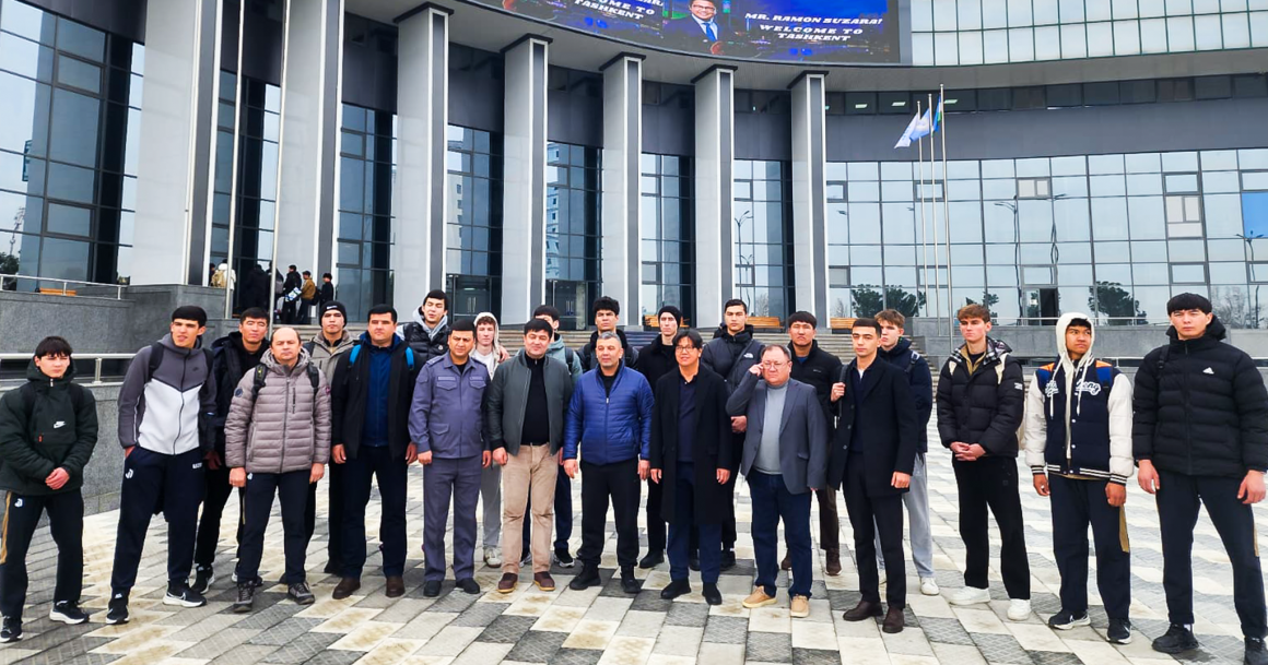 AVC, Uzbekistan Volleyball Federation Inspect JAS Stadium Facilities in Tashkent