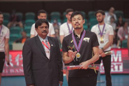 最佳自由球員(Best Libero)Nagano Takeshi(JPN)。（中華排協提供）