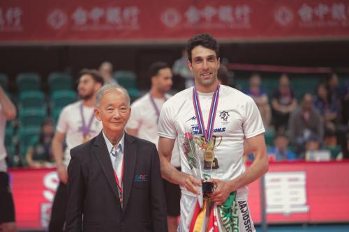 最有價值球員(MVP)伊朗Jalali Alireza(IRI)。（中華排協提供）