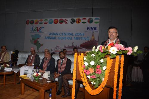 AVC President Dr. Dawarzani addressing welcome speech