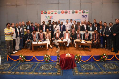 Delegates taking group photo