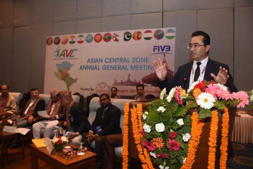 NVA General Secretary Giving welcome speech